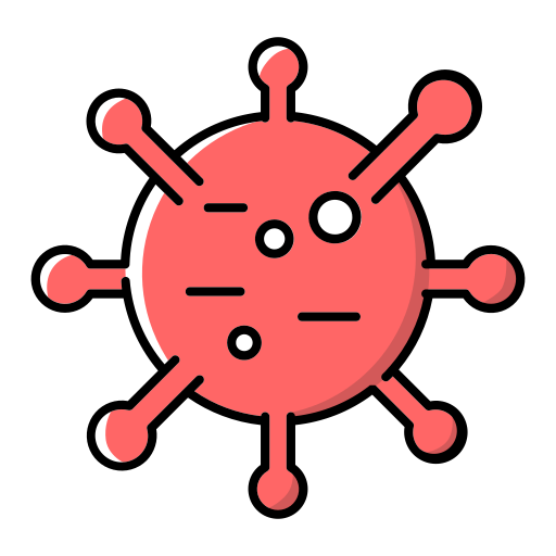 ウイルス Generic color lineal-color icon