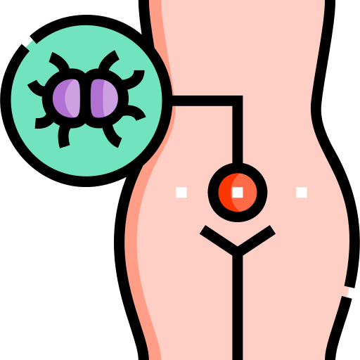 Gonorrhea Detailed Straight Lineal color icon