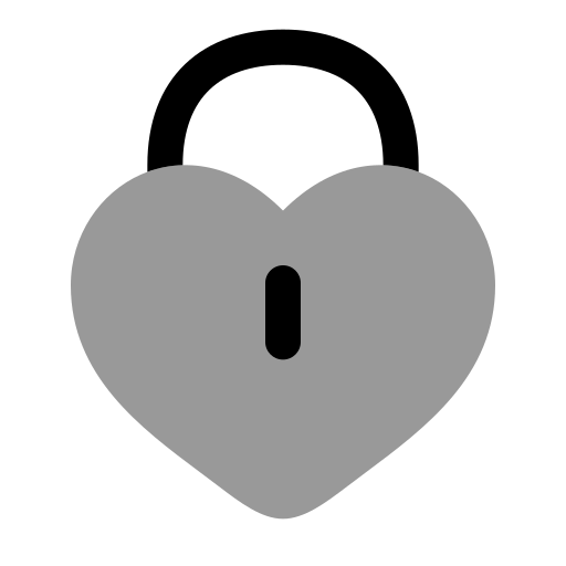 Heart lock Generic color fill icon