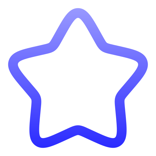 stella Generic gradient outline icona