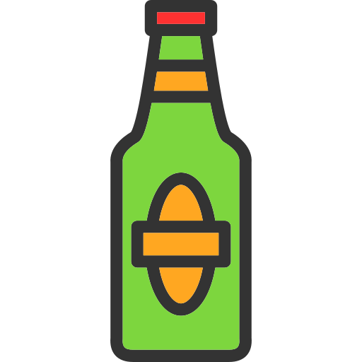 Бутылка пива Generic color lineal-color иконка