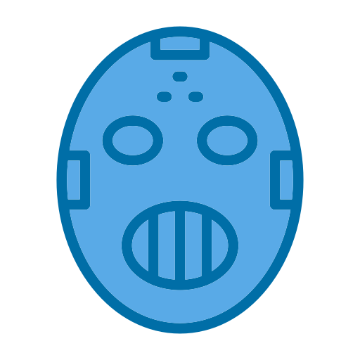 máscara de hóquei Generic color lineal-color Ícone