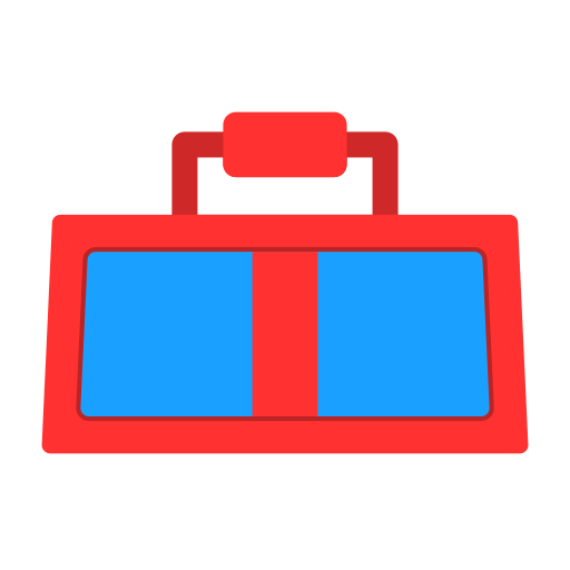 Gym bag Generic color fill icon