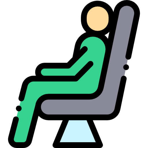 乗客 Detailed Rounded Lineal color icon