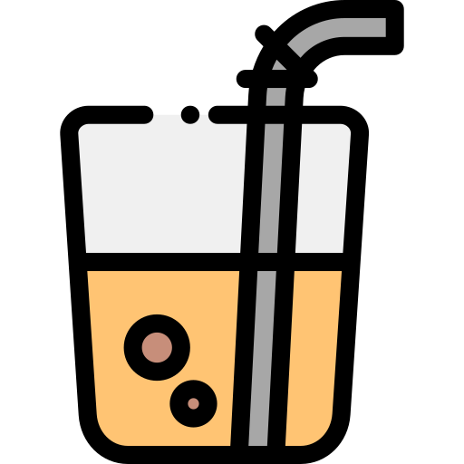 Drink Detailed Rounded Lineal color icon