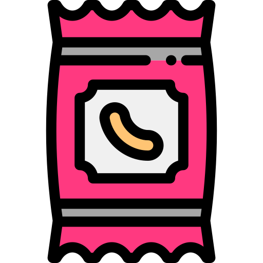 Snack Detailed Rounded Lineal color icon