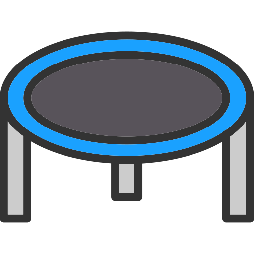 trampoline Generic color lineal-color Icône