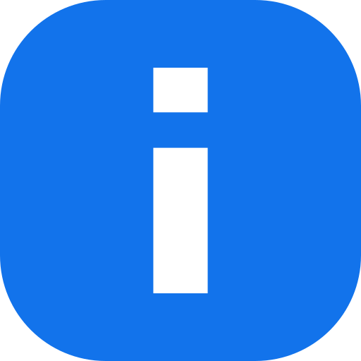 simbolo di informazioni Generic color fill icona