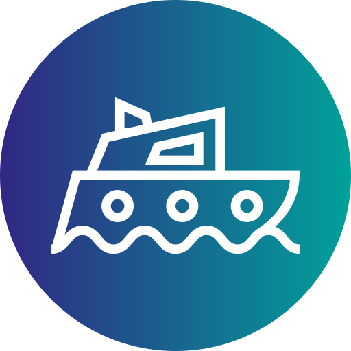 ボート Generic gradient fill icon
