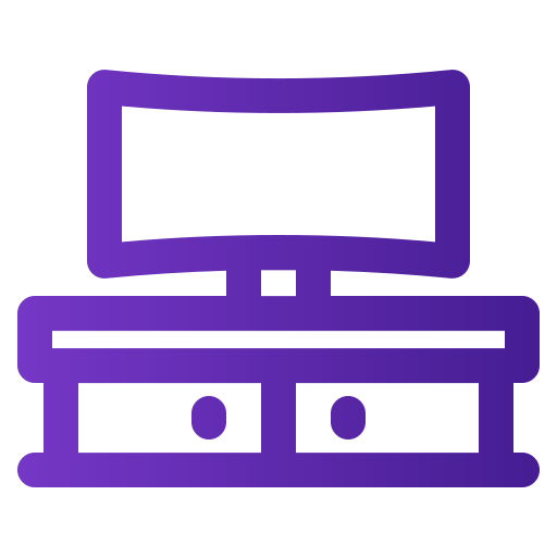 Tv stand Generic gradient outline icon
