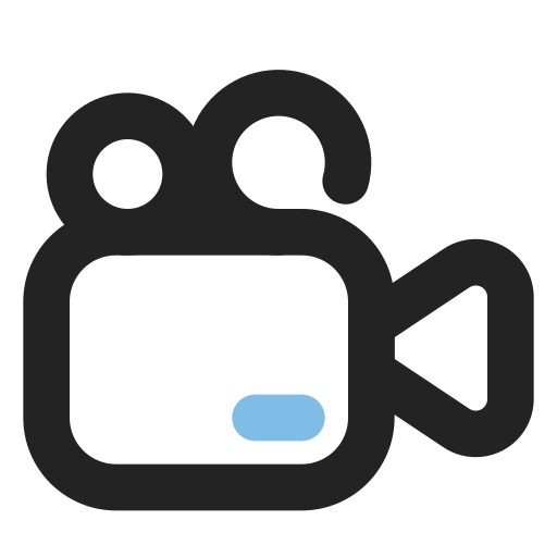 videokamera Generic color outline icon