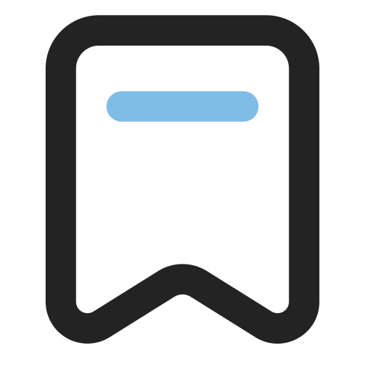 ブックマーク Generic color outline icon