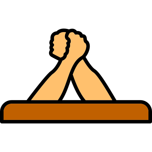 Arm wrestling Generic color lineal-color icon