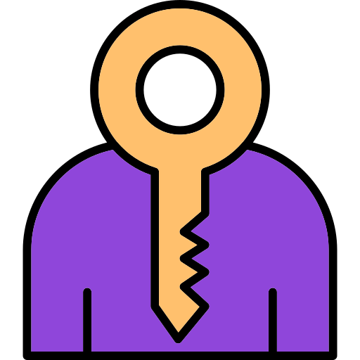 Key person Generic color lineal-color icon