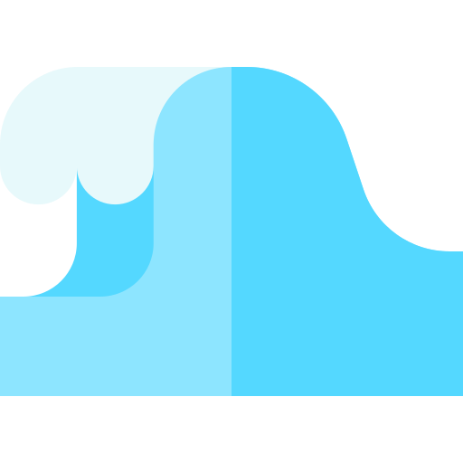 Волна Basic Straight Flat иконка