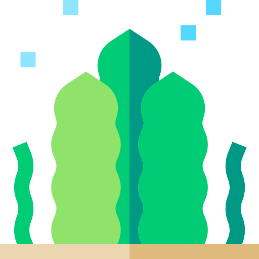 海藻 Basic Straight Flat icon
