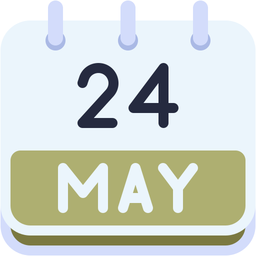 Календарная дата Generic color fill иконка