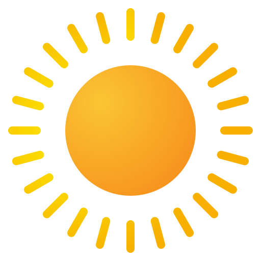 słońce Generic gradient fill ikona