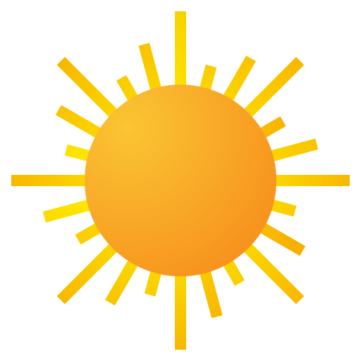 Sun Generic gradient fill icon