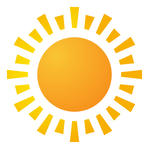 Солнце Generic gradient fill иконка