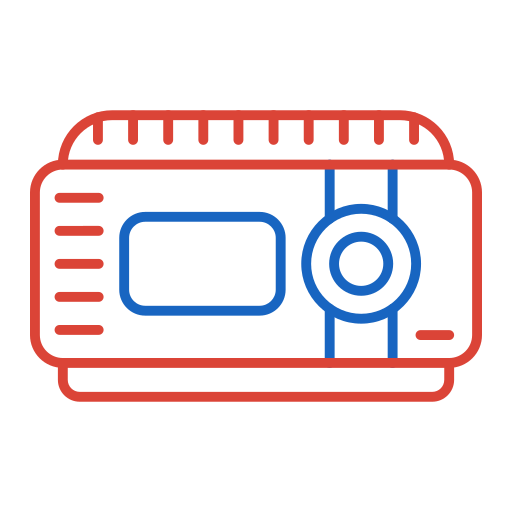 proyector Generic color outline icono