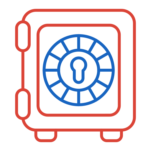 cassetta di sicurezza Generic color outline icona
