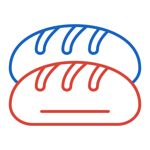 Bread Generic color outline icon