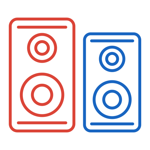 Speaker Generic color outline icon