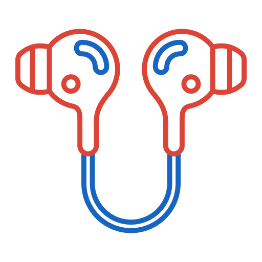 Earphone Generic color outline icon