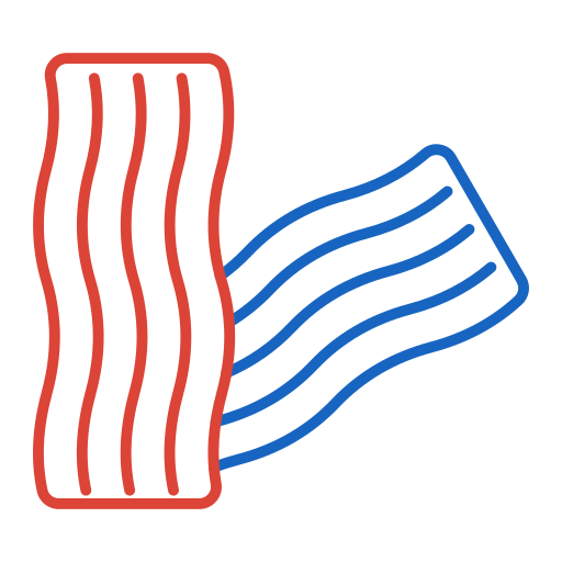 bacon Generic color outline Ícone