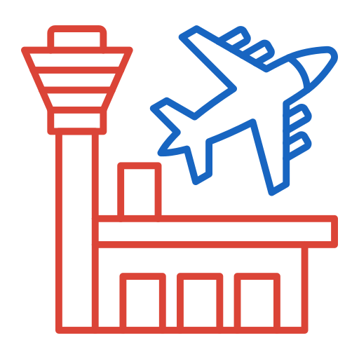 аэропорт Generic color outline иконка