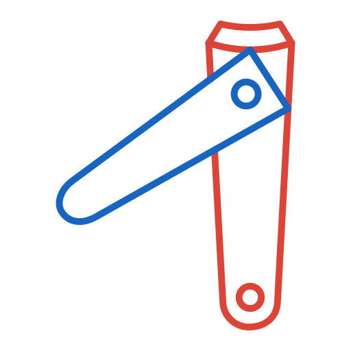 Маникюрные ножницы Generic color outline иконка