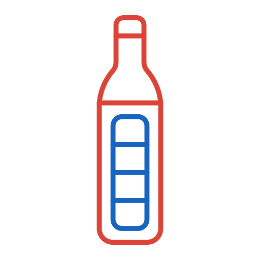 garrafa Generic color outline Ícone