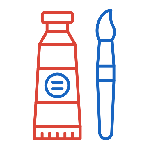 tubo di vernice Generic color outline icona