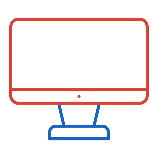 monitor Generic color outline icono