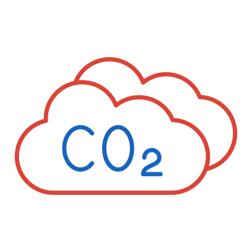 co2 Generic color outline icoon