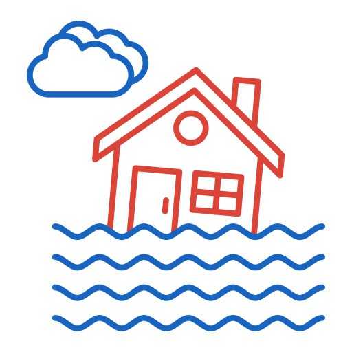 inundación Generic color outline icono