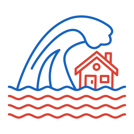 tsunami Generic color outline icon
