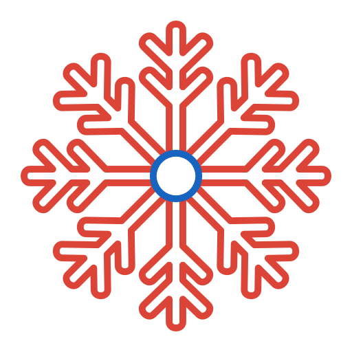 flocon de neige Generic color outline Icône