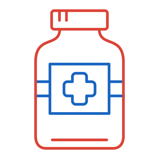 medicamento Generic color outline icono