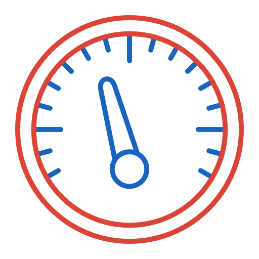 Speedometer Generic color outline icon