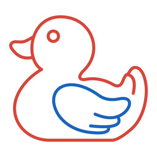Duck Generic color outline icon