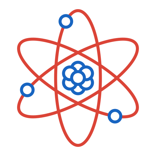 atom Generic color outline icon