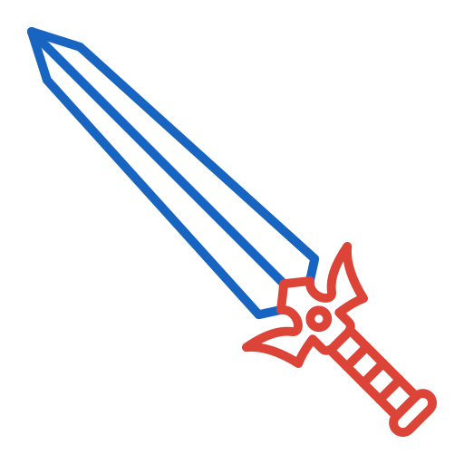 Sword Generic color outline icon