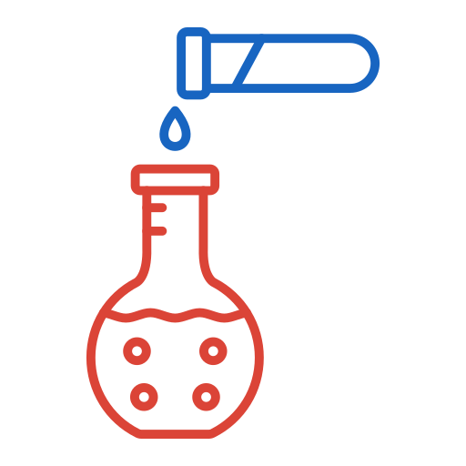 Chemical reaction Generic color outline icon