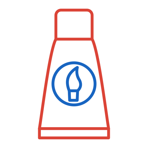 Ölgemälde Generic color outline icon