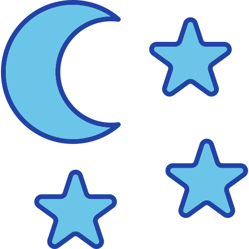 nacht Generic color lineal-color icon