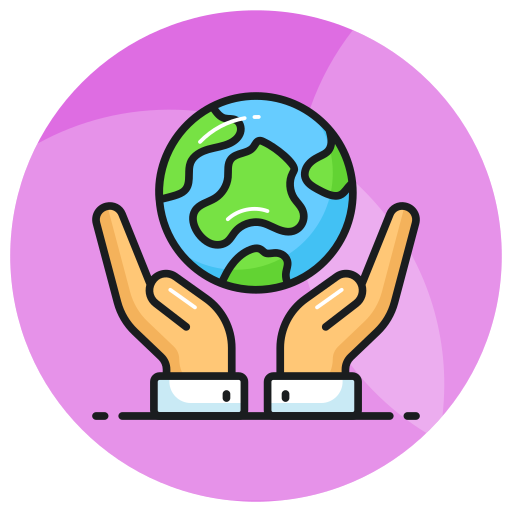 Save the world Generic color lineal-color icon