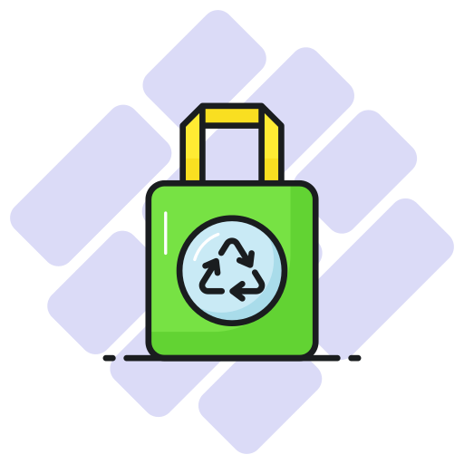 Recycle bag Generic color lineal-color icon