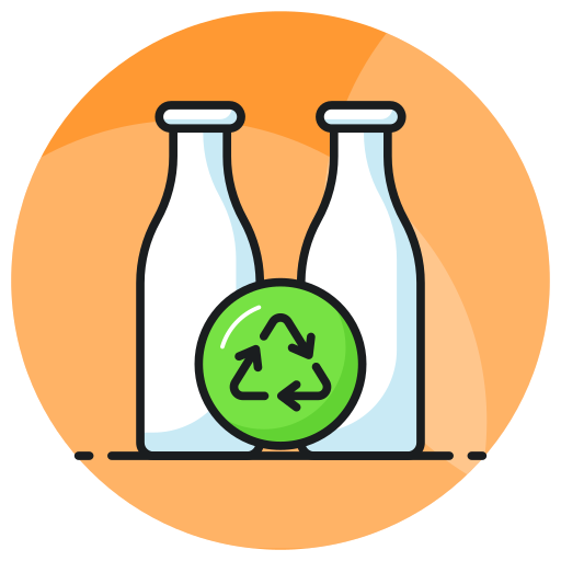 Recycle bottle Generic color lineal-color icon